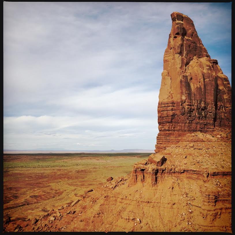 The edge of Spearhead Mesa